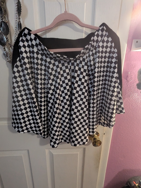 Dresses & Skirts - Black & White Checkerboard Skirt